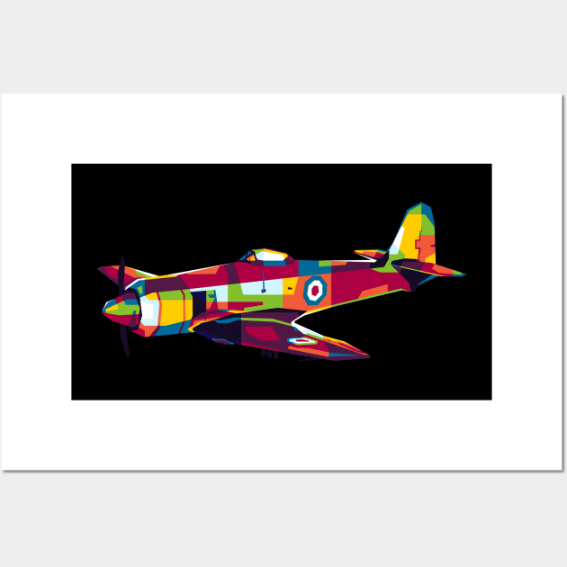 Hawker Sea Fury Wall Art by wpaprint